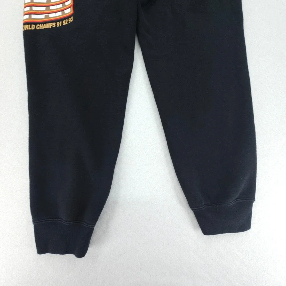 Nike Air Jordan Jump Man Bulls 91 92 93 Black Sweat Pants Mens Medium